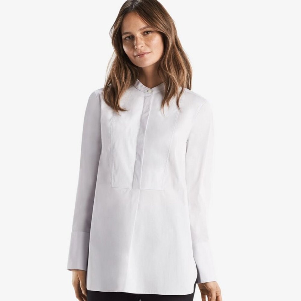 MM LaFleur Nichols Shirt in color "Ice", size Medium